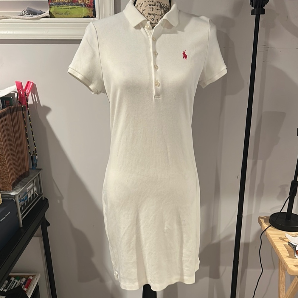 Ralph Lauren White Polo Mini Dress